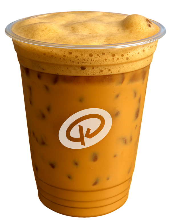 Cà phê sữa pha máy